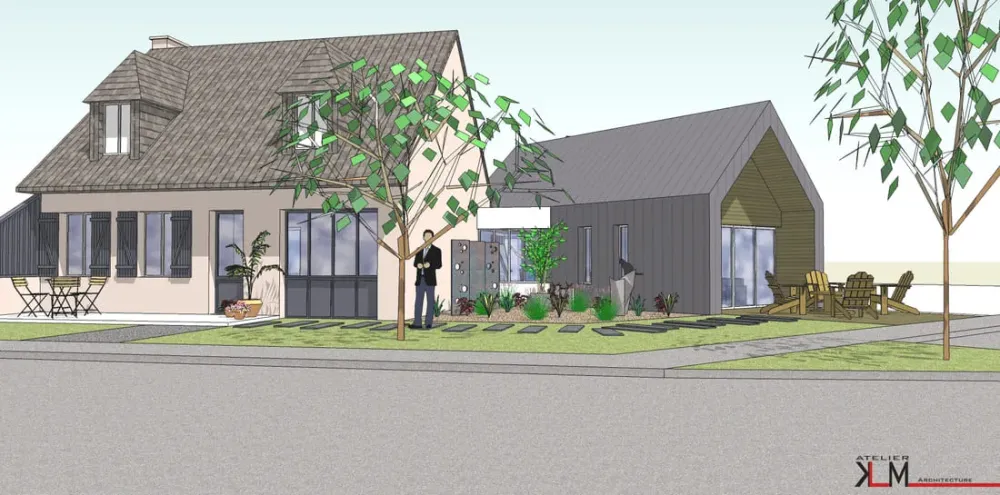 extension maison lotissement