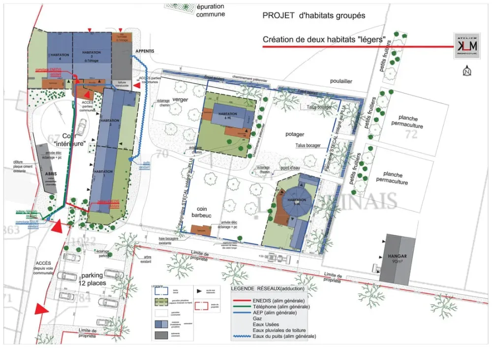 plan général du site
