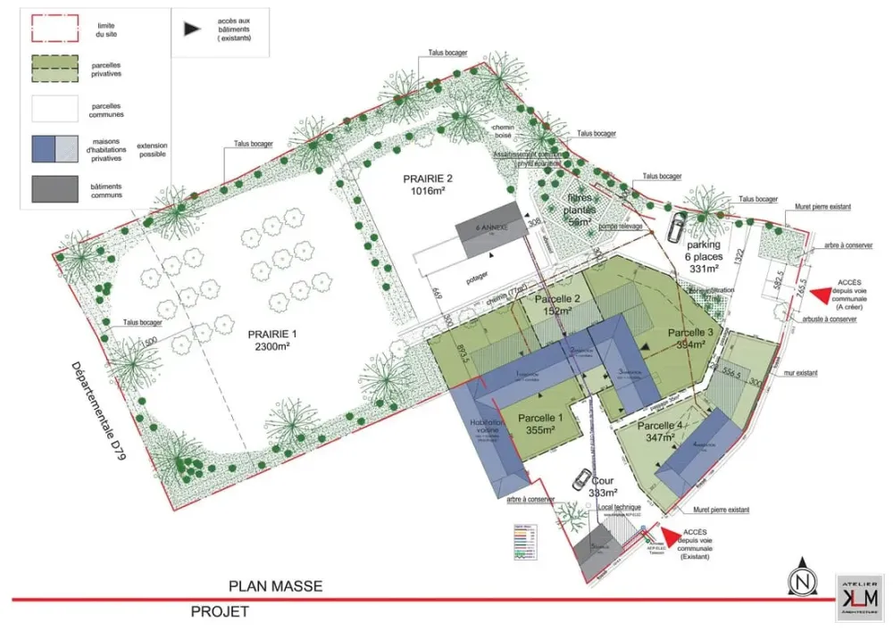 plan général du site